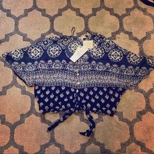 Patrons of peace crop top!